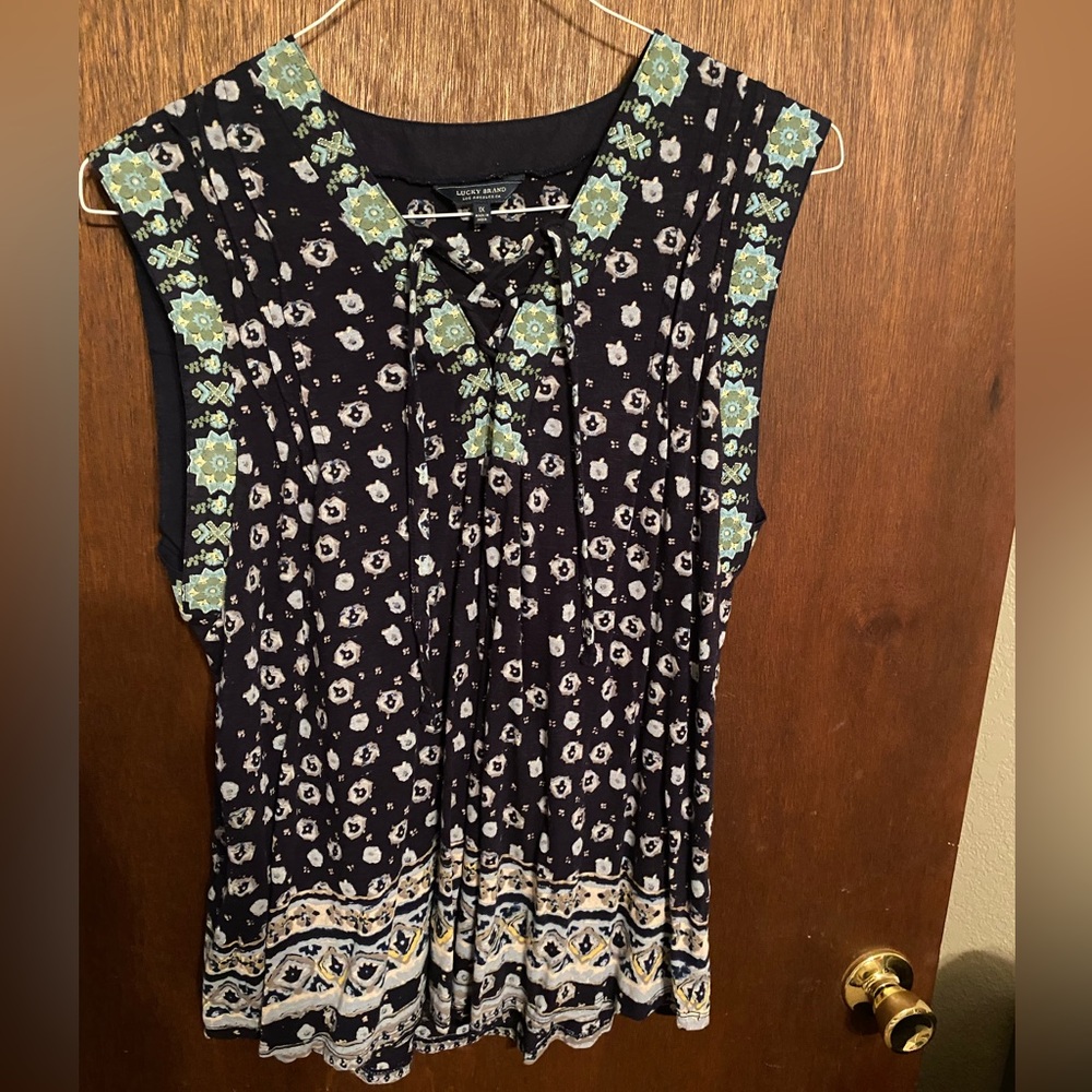 Lucky brand size 1x sleeveless top
